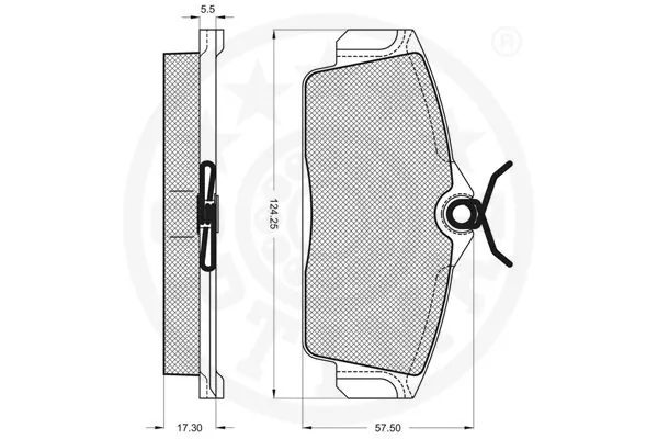 Pastillas de freno delanteras Nissan Primera P11