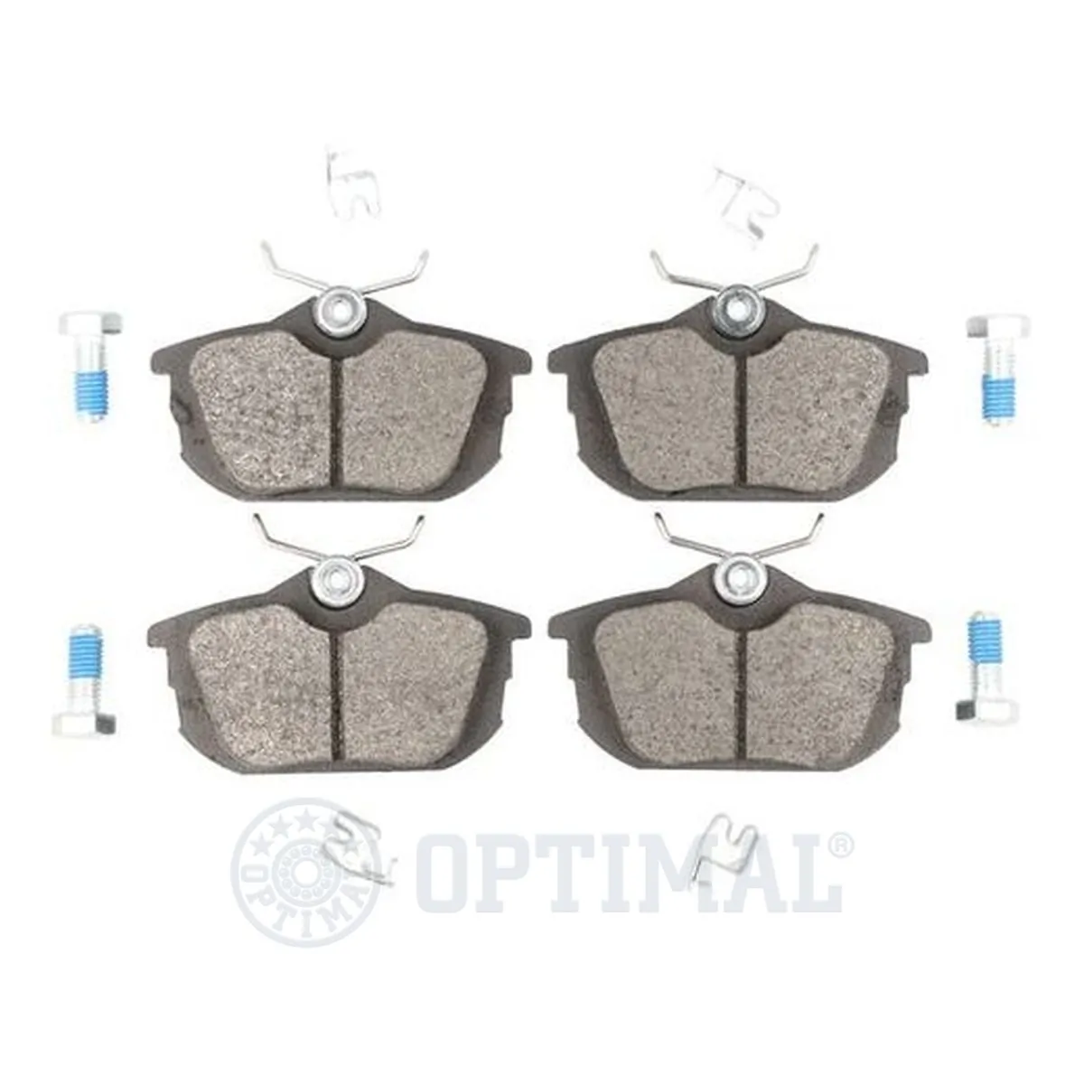 10208 Optimal Pastillas freno traseras