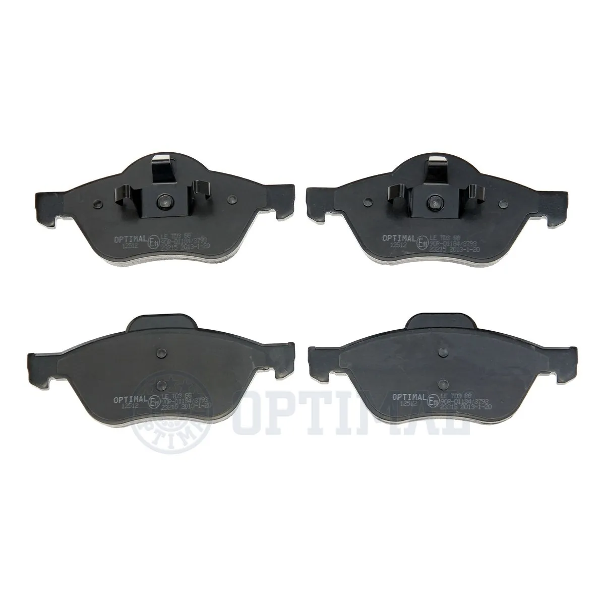 Pastillas de freno delanteras Renault Laguna 3 BT0, BT1