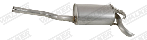 Silenciador trasero para Mercedes E  W124