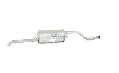 Silenciador trasero para Skoda Fabia II 5J5, 545