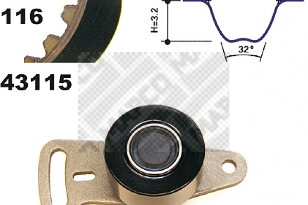 Kit de distribución para Peugeot 505 551A