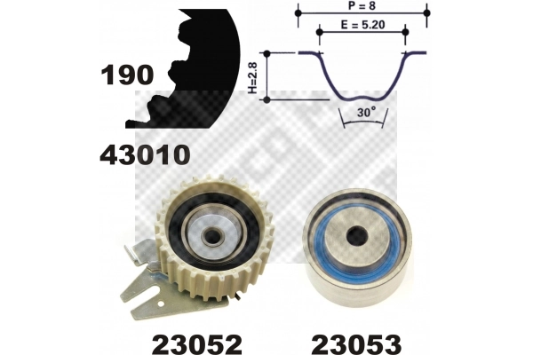 Kit de distribución 530062010 LUK