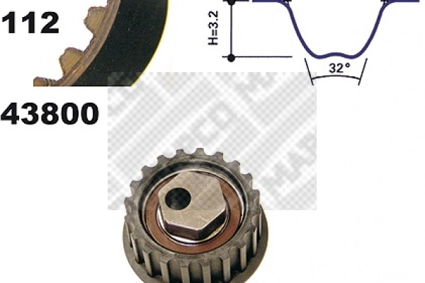 Kit de distribución para Seat Ibiza 021A
