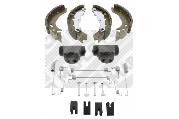 Comprar Juego de zapatas de freno traseras de tambor con cilindros completo Ford Escort  ANL a bajo precio