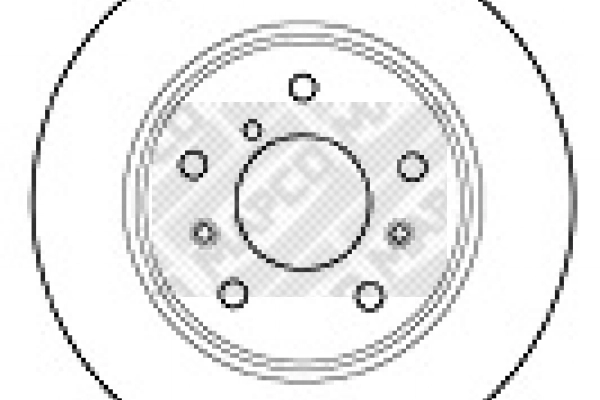 Freno de disco delantero Mazda 626 3 GD