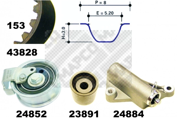 Comprar 530036710 LUK Kit de correa de distribución