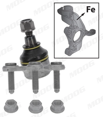 Rótula de suspensión inferior izquierda Moog VOBJ1860 precio, desde 35,56 EUR