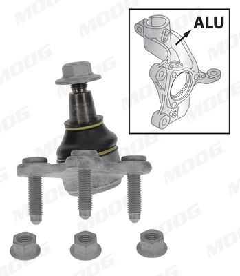 Rótula de suspensión inferior izquierda Moog VOBJ5011 precio, desde 16,64 EUR