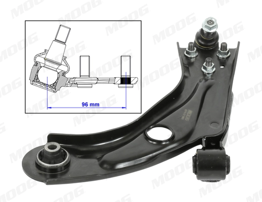 Brazo inferior izquierdo de la suspensión delantera JTC7915 TRW