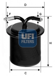 Filtro de gasoil para Subaru Forester II (S11, SG)