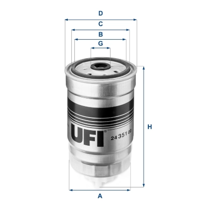 Comprar Filtro de combustible Ford Fiesta II FBD a bajo precio