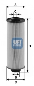 Filtro de combustible EF6801 Sakura