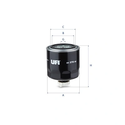 Filtro de combustible 84217953 NEW Holland