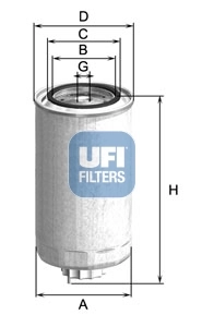 SE429 Perkins Filtro de gasolina