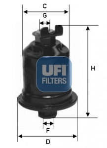 Filtro de gasoil para Mitsubishi Colt V (CJA)