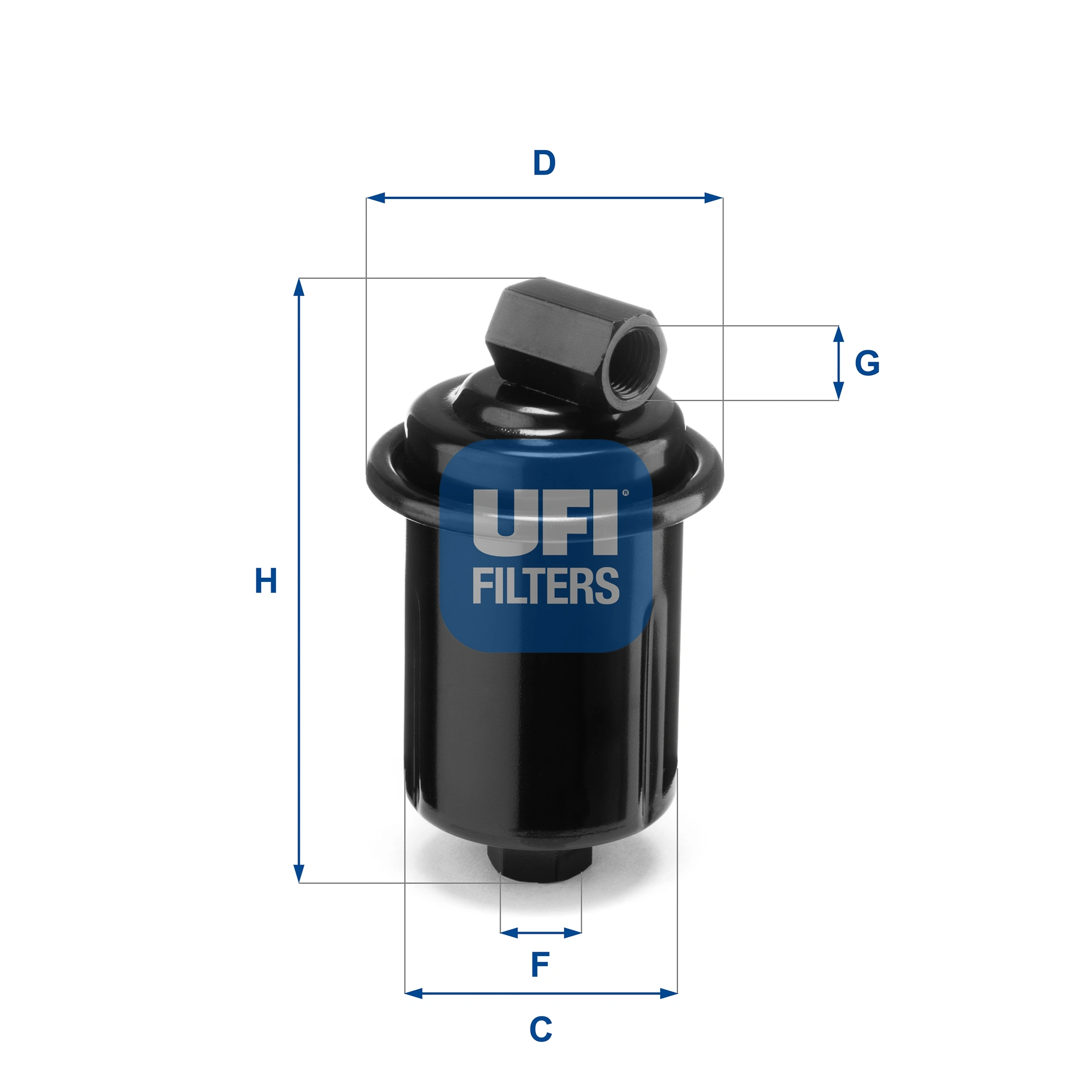 Filtro de combustible Hyundai Atos  (MX)