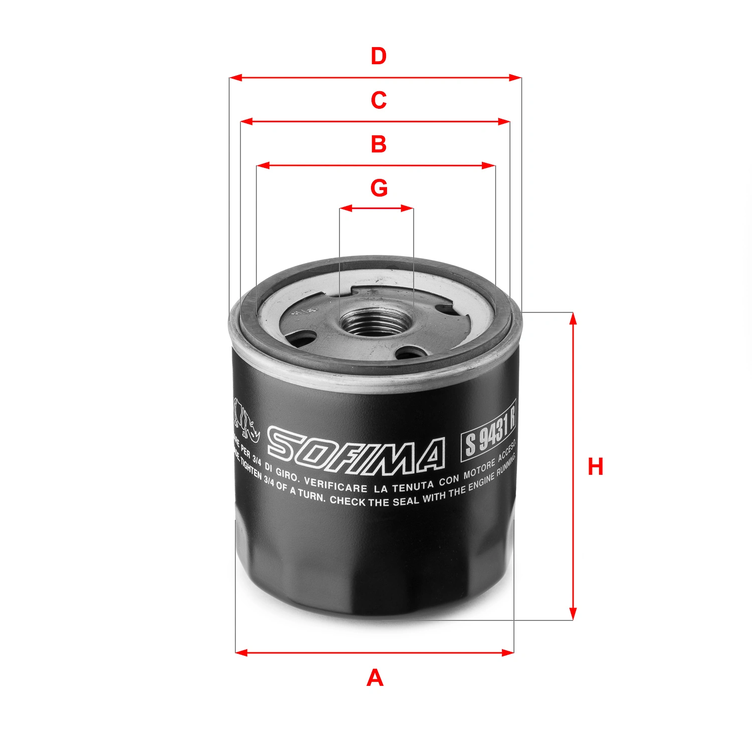 Precio del repuesto Filtro de aceite motor Sunny III sedán