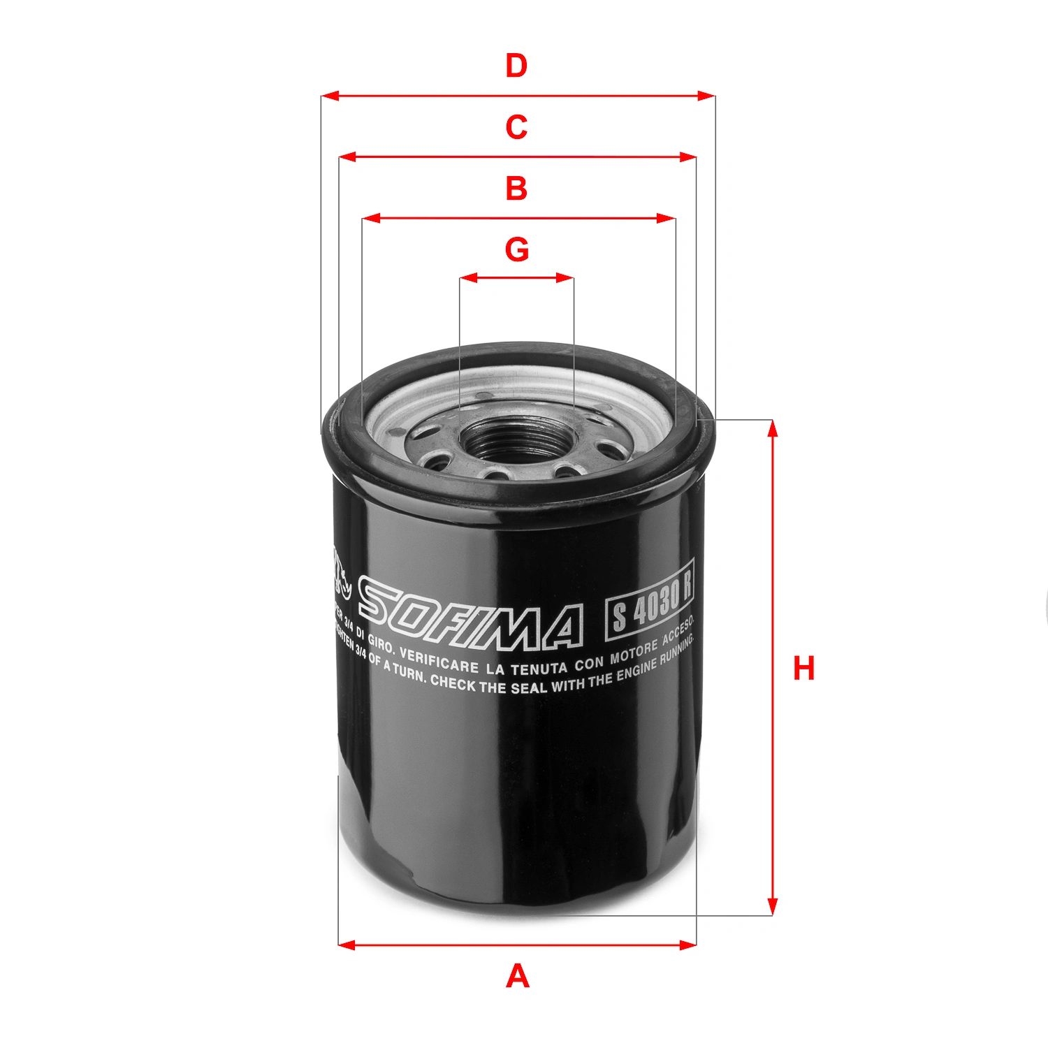 Filtro de aceite motor para Mazda 5 II (CR)