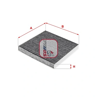 Filtro de habitáculo 8201728761 Renault (RVI)