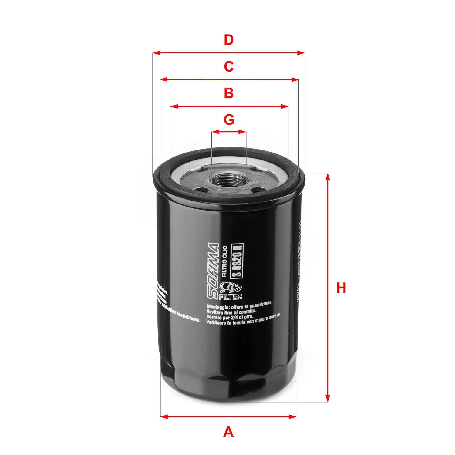 OC266 Mahle Original Filtro aceite