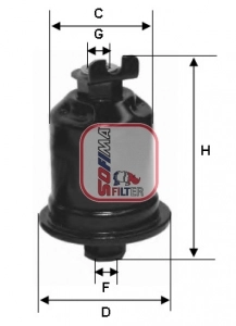 Filtro de combustible Mitsubishi Lancer VI (CJ, CP)