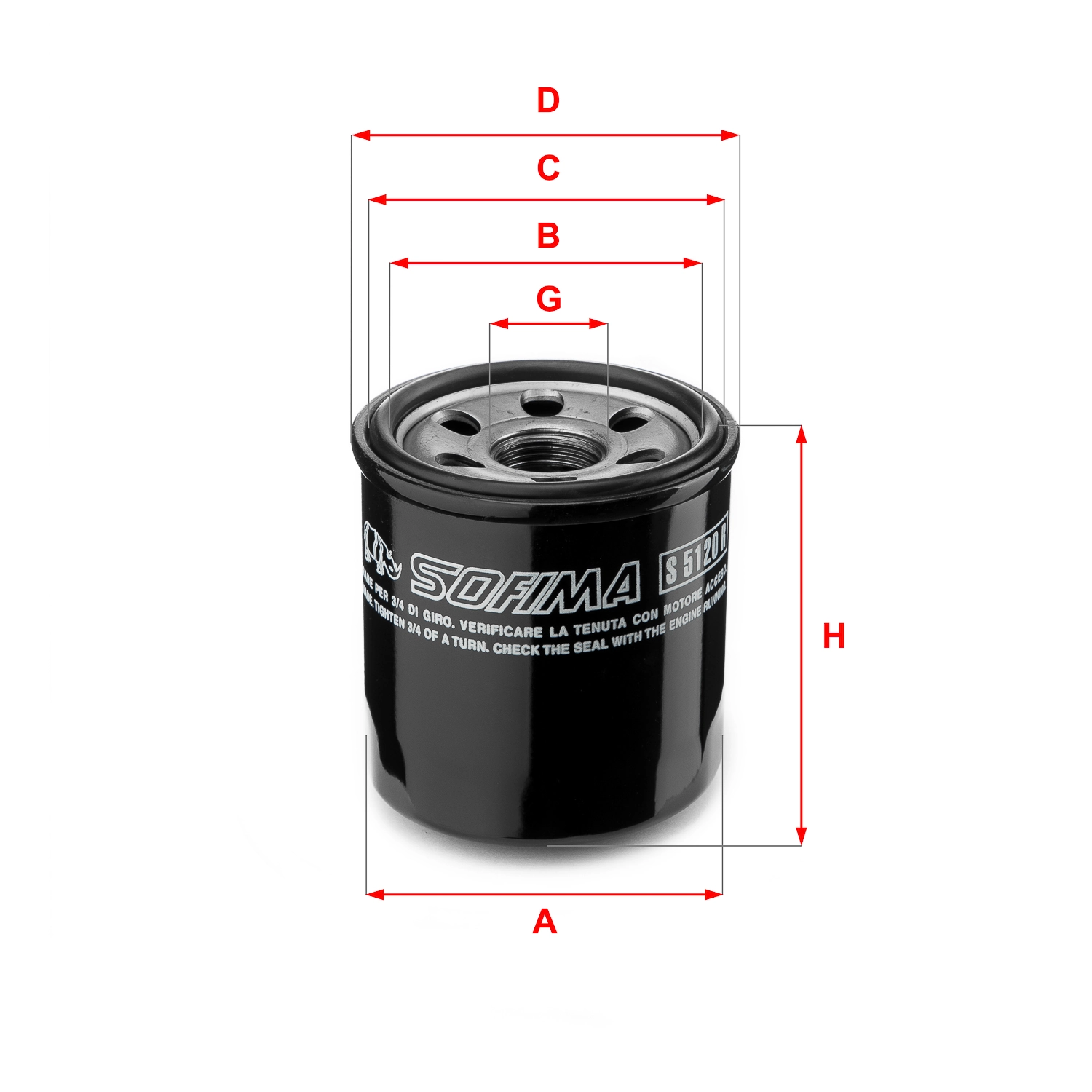 Filtro de aceite motor para Nissan Tiida  (C11X)