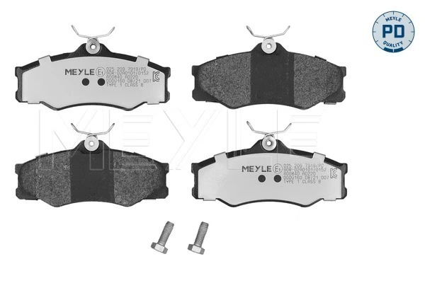 Pastillas delanteras para Volkswagen Transporter T3 24, 25, 251