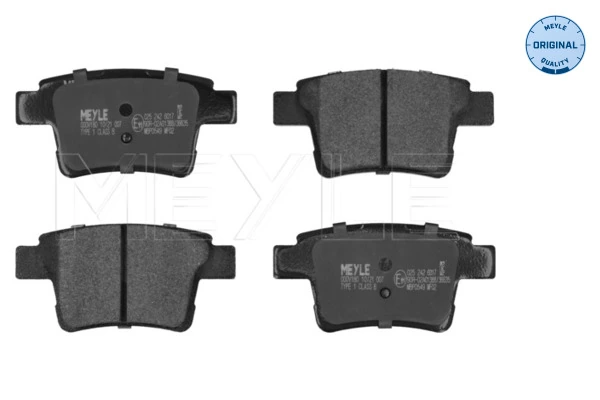 1697456 Volvo Pastillas freno traseras