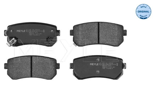 Pastillas freno traseras para KIA Rio  