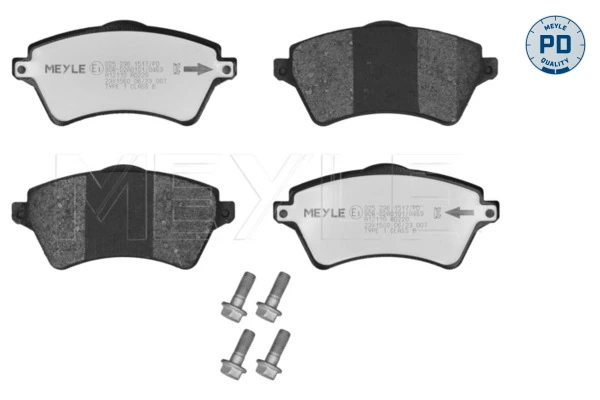 Pastillas delanteras para Nissan Navara NP300 IV D23, D23T