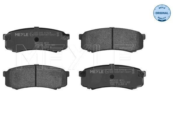 1639379280 Peugeot/Citroen Pastillas freno traseras