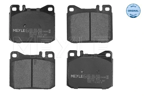 Pastillas delanteras para Mercedes E  W123