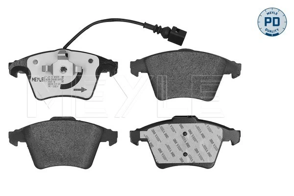 Pastillas delanteras para Volkswagen Multivan T5 7HM, 7HN, 7HF, 7EF, 7EM, 7EN