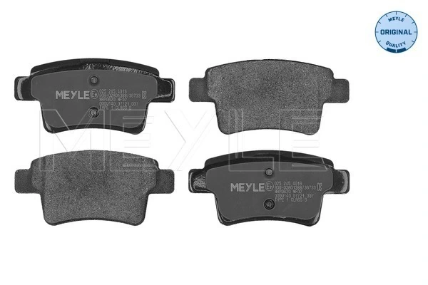 Pastillas freno traseras para Peugeot 408 RUSSIA 