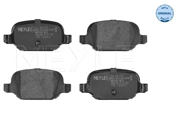 1618111480 Peugeot/Citroen Pastillas freno traseras