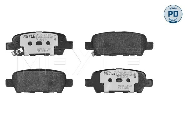 HP3007 Dayco Pastillas freno traseras