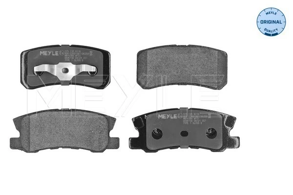 MN102628 Toyota Pastillas freno traseras