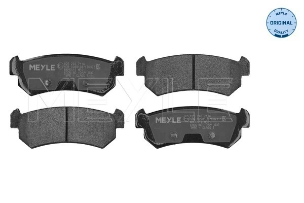 Pastillas freno traseras para Chevrolet Lacetti  J200