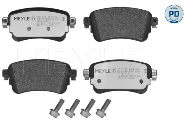 1675991880 Peugeot/Citroen Pastillas freno traseras