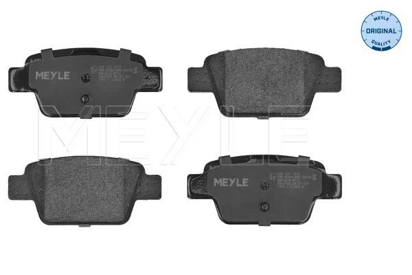 Pastillas de freno traseras 1623064980 Peugeot/Citroen