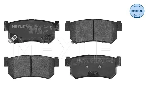 4841308051 Hyundai/Kia Pastillas freno traseras