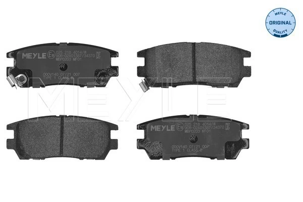 Pastillas freno traseras para Mitsubishi Pajero CLASSIC II V2W