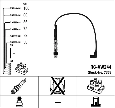 Comprar Cables de bujías Audi 100 C4 4A2