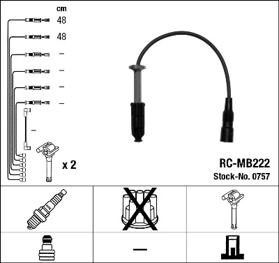 Cables de encendido Mercedes Vito I