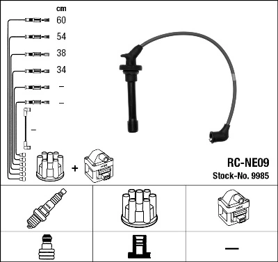 Comprar Juego de cables de alta tensión Nissan Micra  K12 a bajo precio