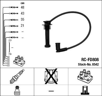 Cables de encendido Ford Maverick II