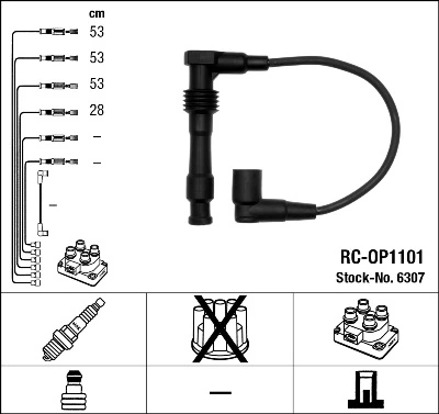 Cable de bujías Opel Astra familiar comprar en España