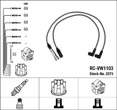 B369 Bosch Cables de alta tensión, juego