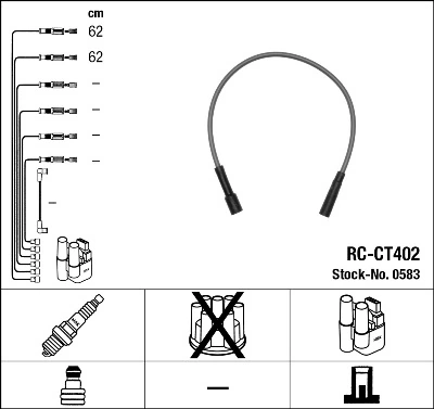 Comprar Cables de bujías Citroen 2 CV  